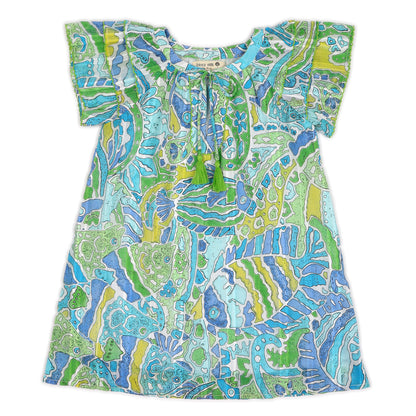 Kids Shift Picot Dress