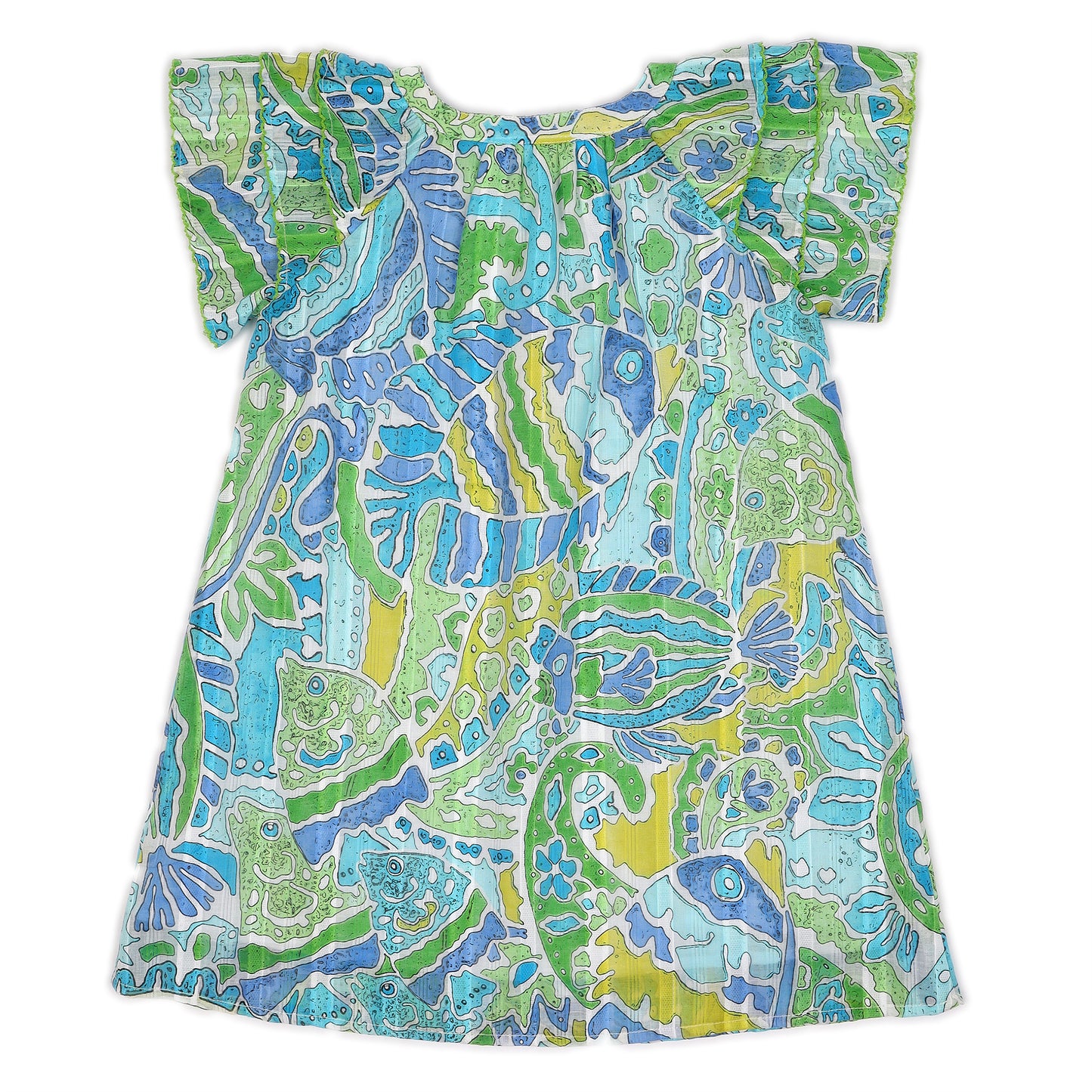 Kids Shift Picot Dress