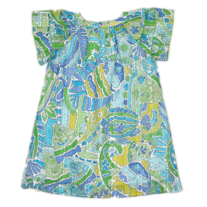 Kids Shift Picot Dress