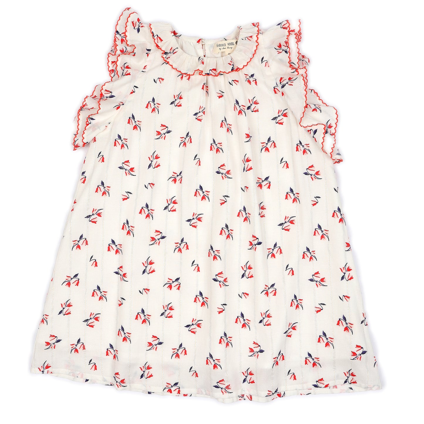 Kids Shift Picot Dress