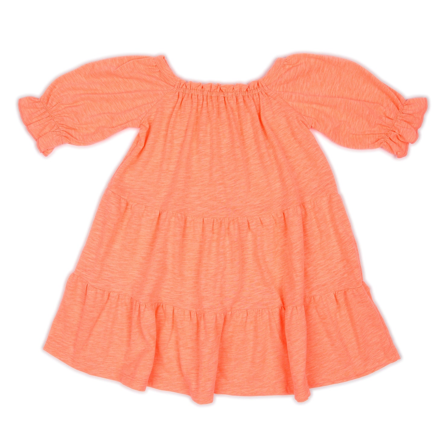 Kids Shirring Collar Dress