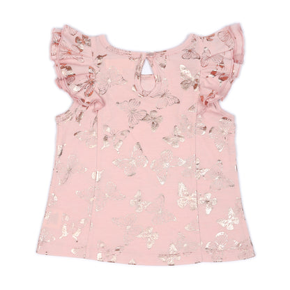 Kids Flutter Sleeves Top