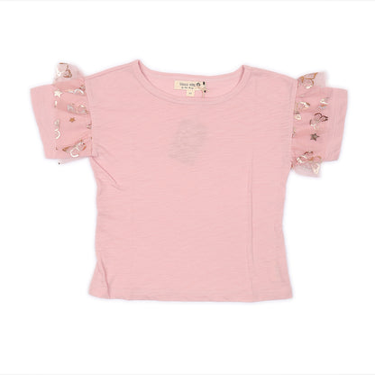 Kids Dual Layer Sleeves Top