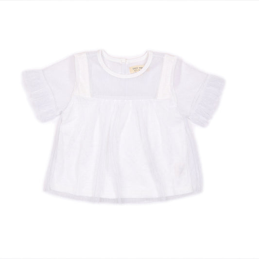 Kids Mesh Sleeves Top