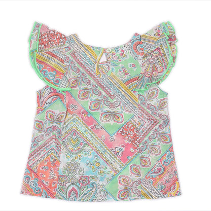 Kids Flutter Sleeves Top