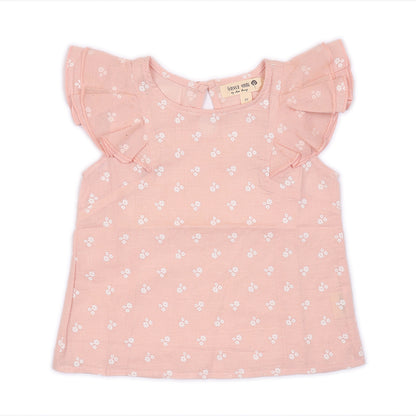 Kids Flutter Sleeves Top