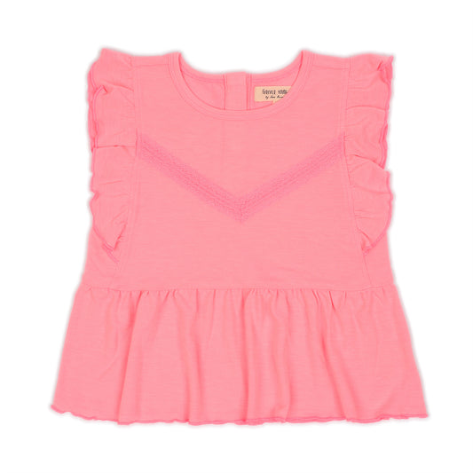 Kids Ruffle Armhole Top