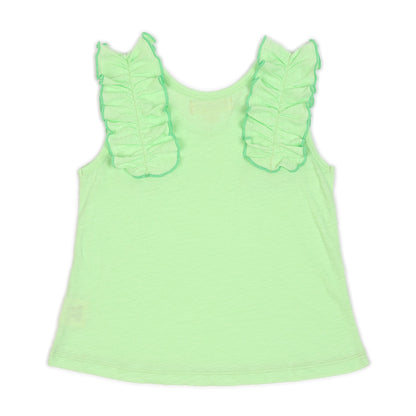 Kids Ruffle Shoulder Top