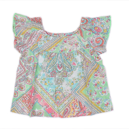 Kids Flutter Sleeves Top