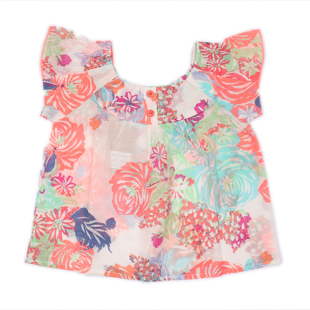 Kids Flutter Sleeves Top