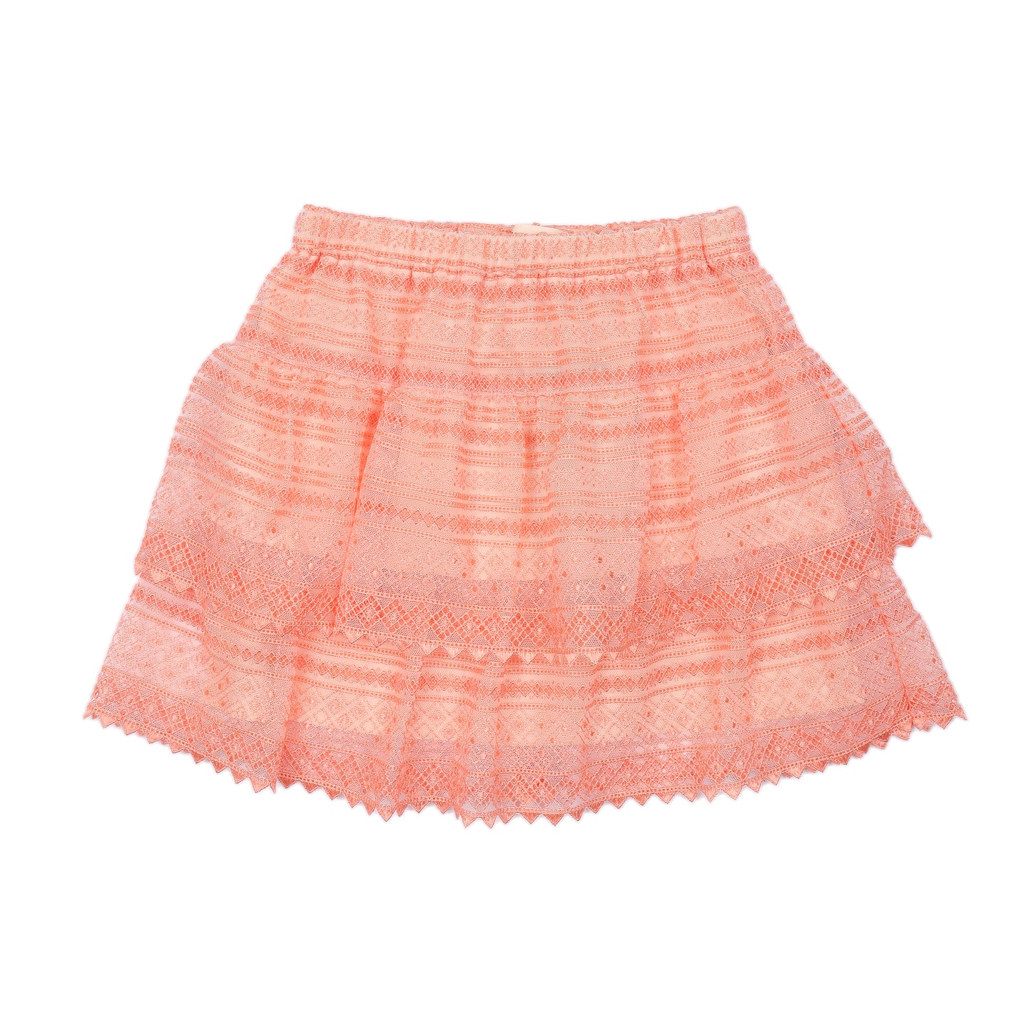 Kids Lace Tiered Skirt